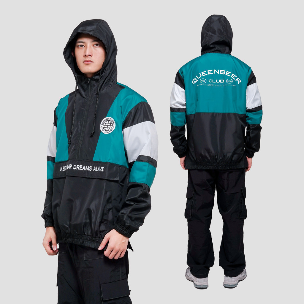 Queenbeer - Cagoule / Tracktop Jacket Randall Black