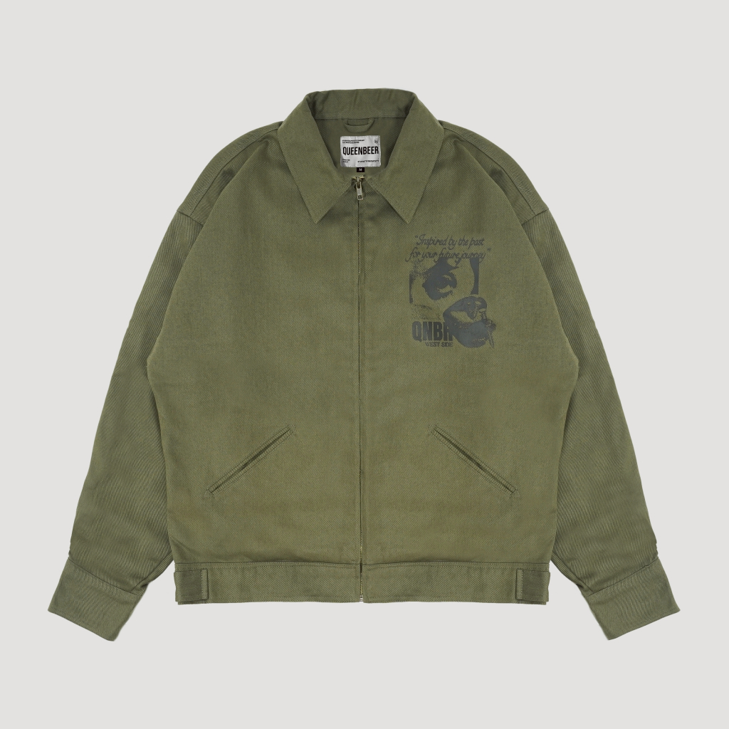 Queenbeer - Jacket Rilley Green