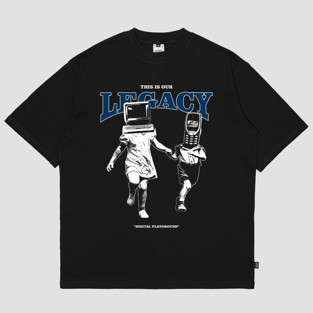 Queenbeer - T-shirt Playground Black