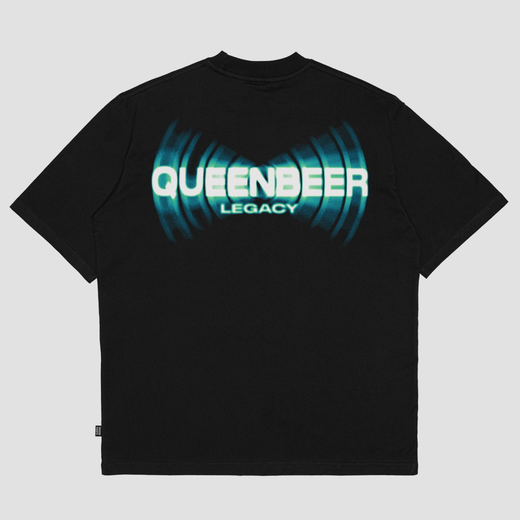 Queenbeer - T-shirt Echo Black