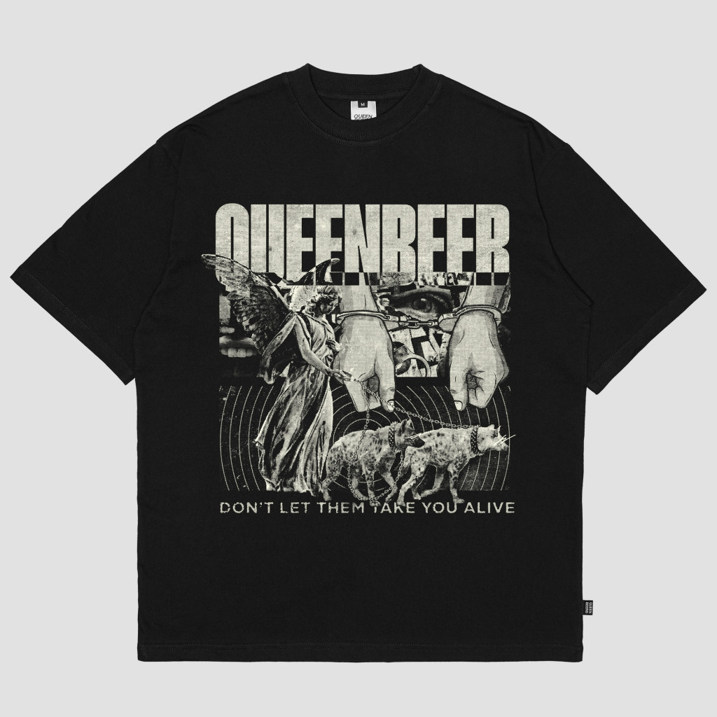 Queenbeer - T-shirt Briggs Black