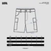 Queenbeer - Cargo Short Pants Fredric Camo