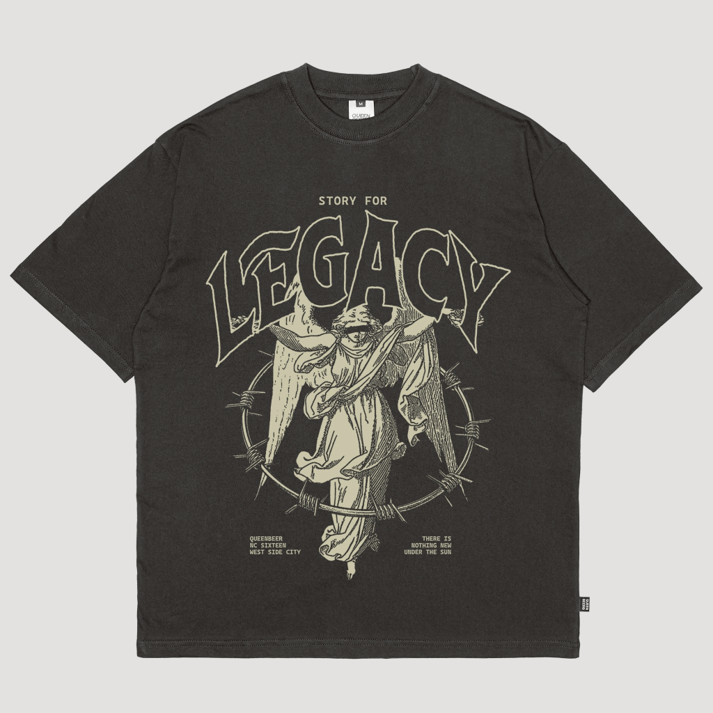 Queenbeer - T-shirt Athens Dark Grey