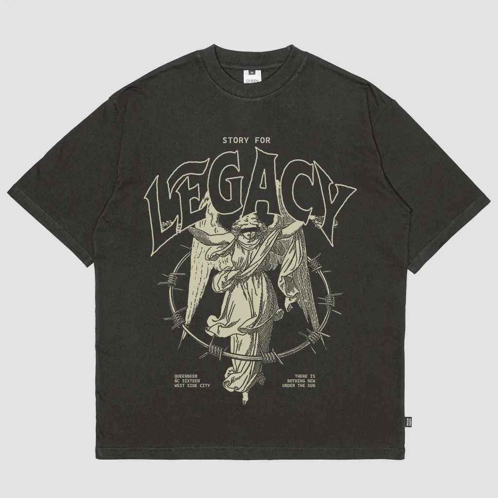 Queenbeer - T-shirt Athens Dark Grey